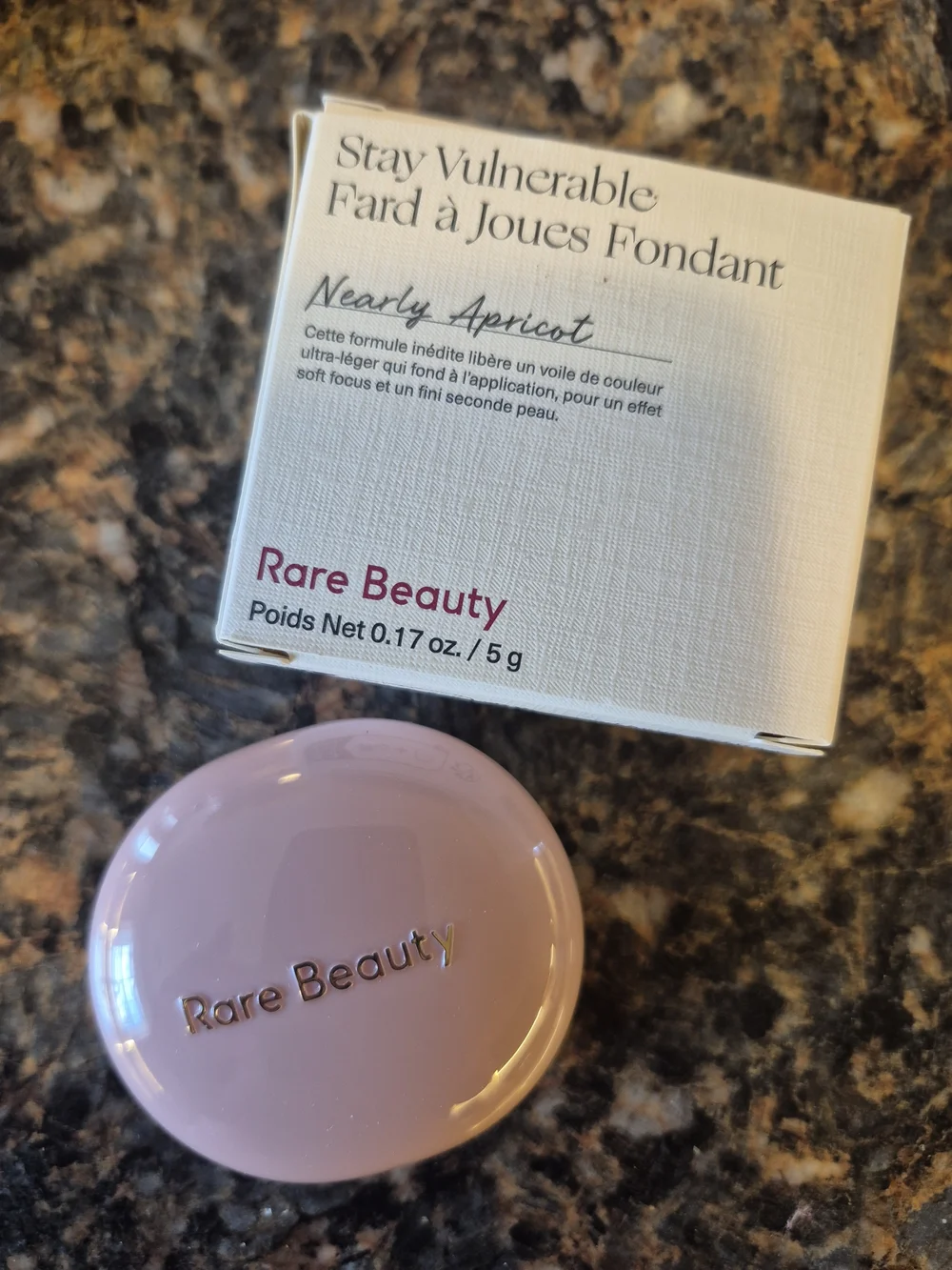 Rare Beauty Stay Vulnerable Melting Blush — Nearly Apricot (Peach Pink)